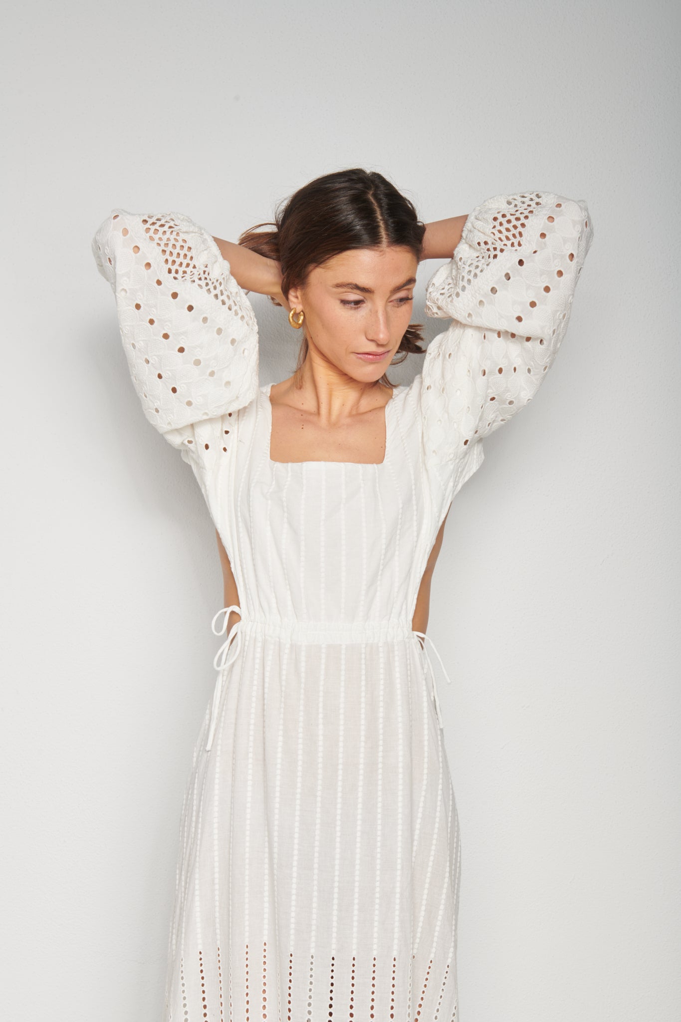 Bruna dress white