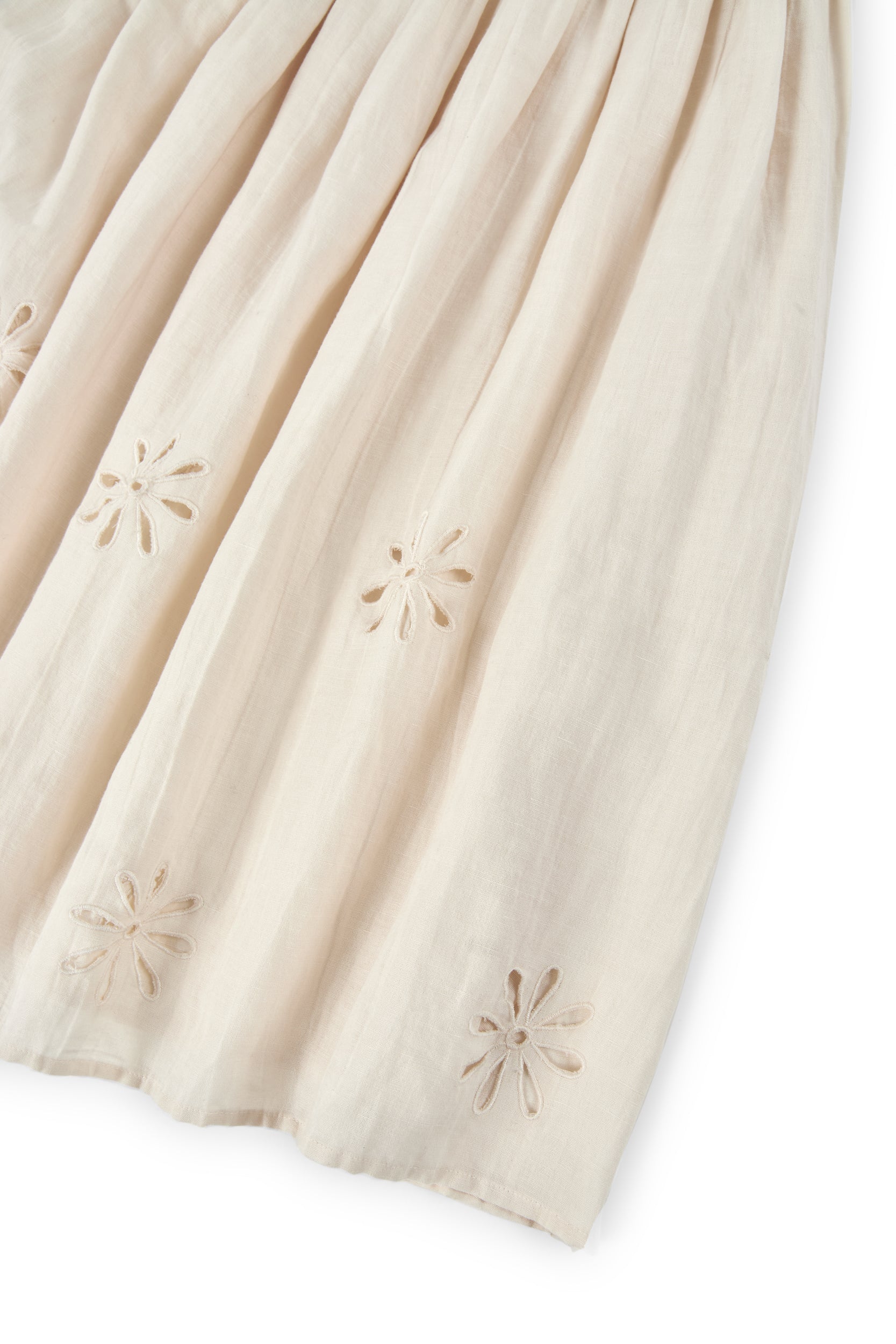 Alma White Skirt