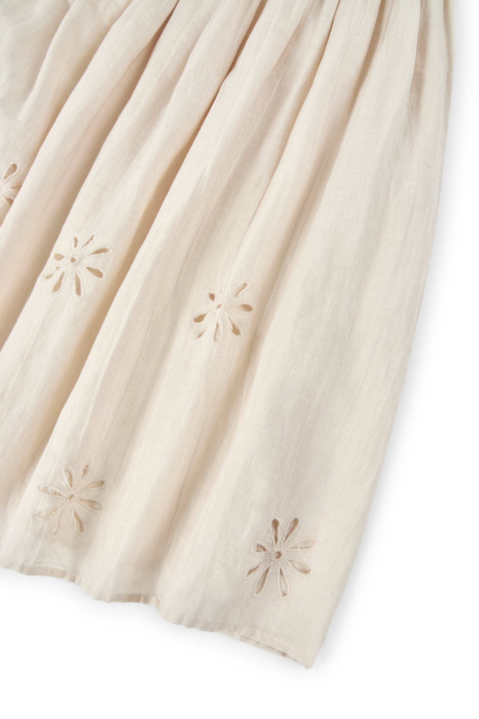Alma White Skirt