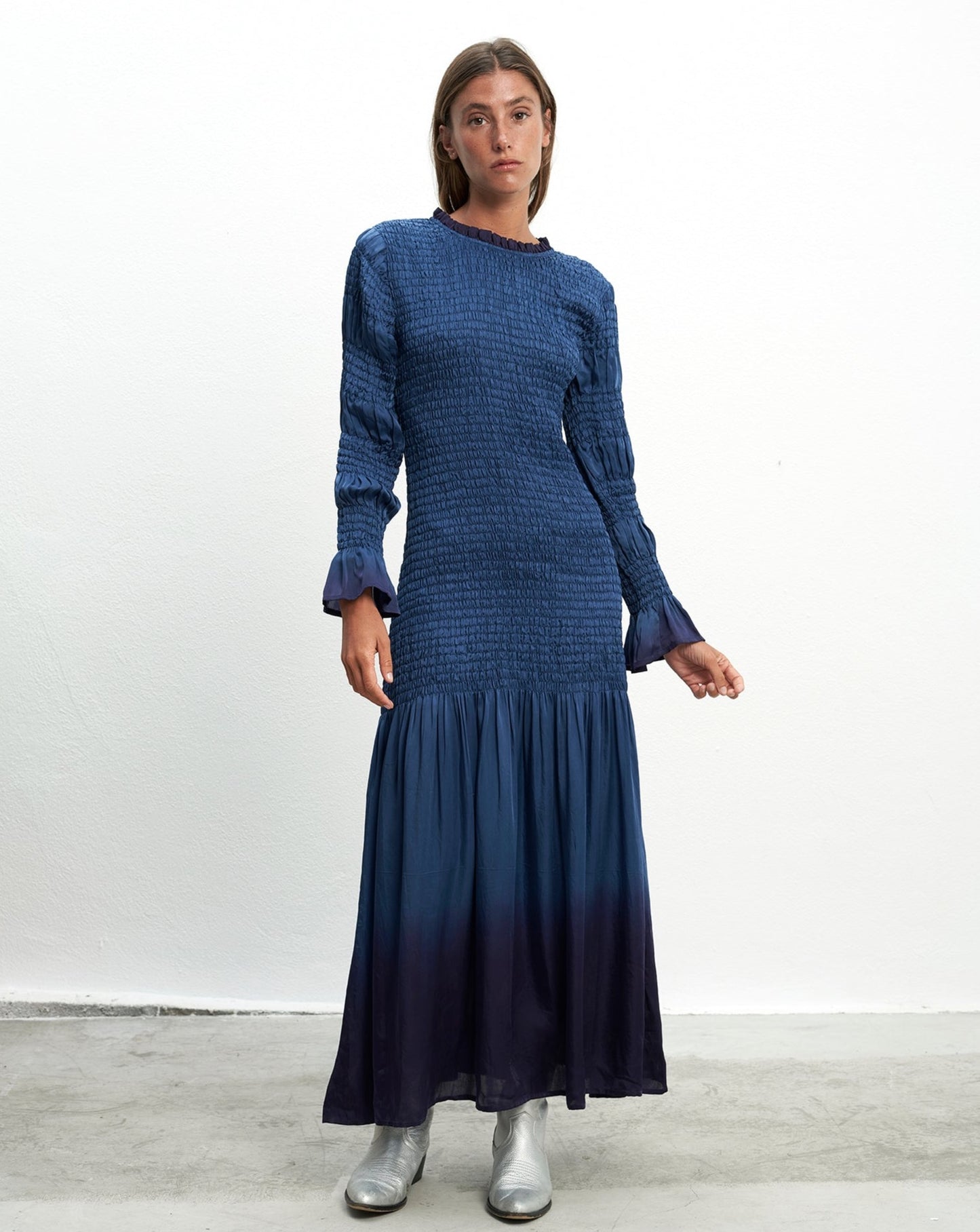 LEANDRA BLUE DRESS
