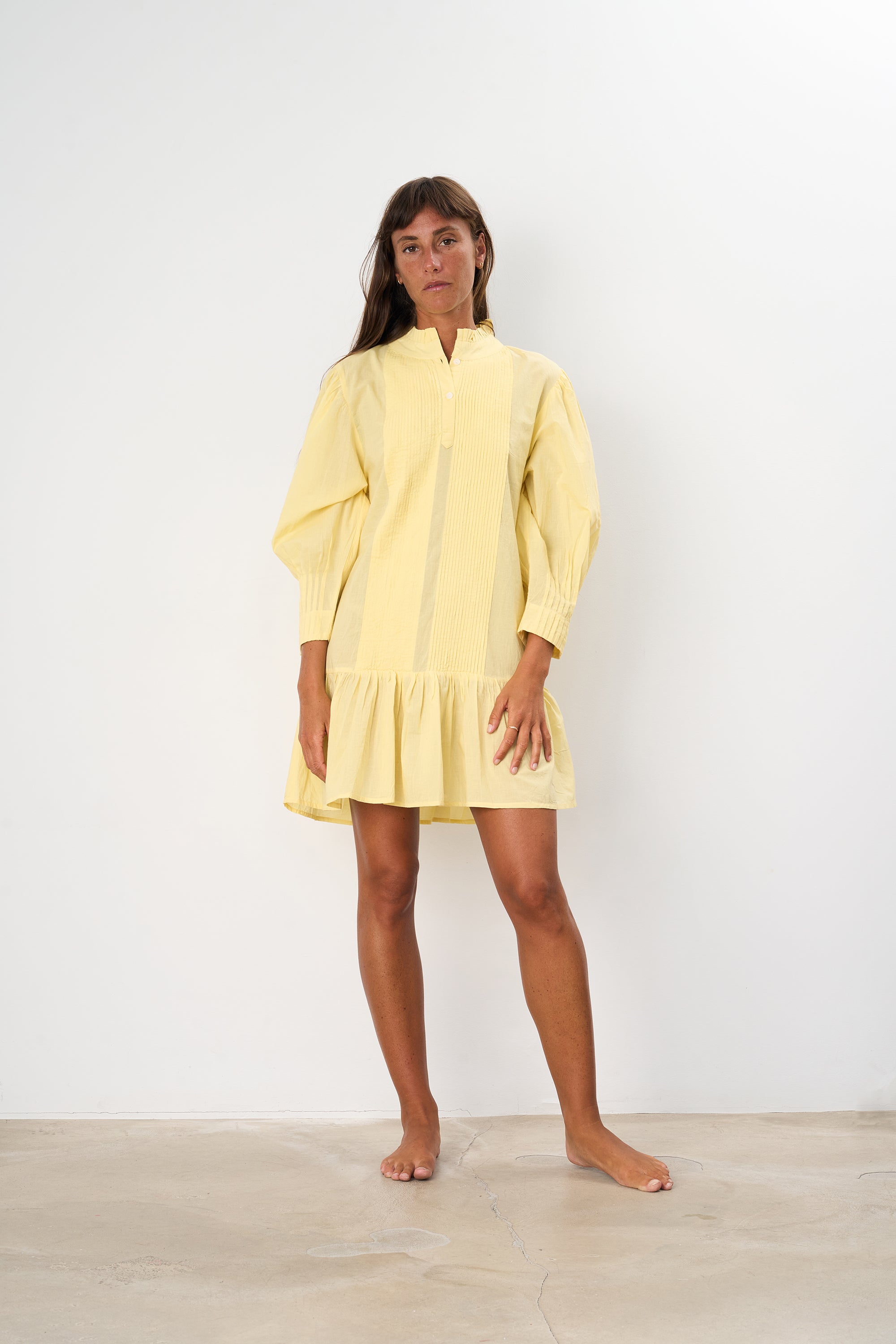 Par Mini Dress Yellow