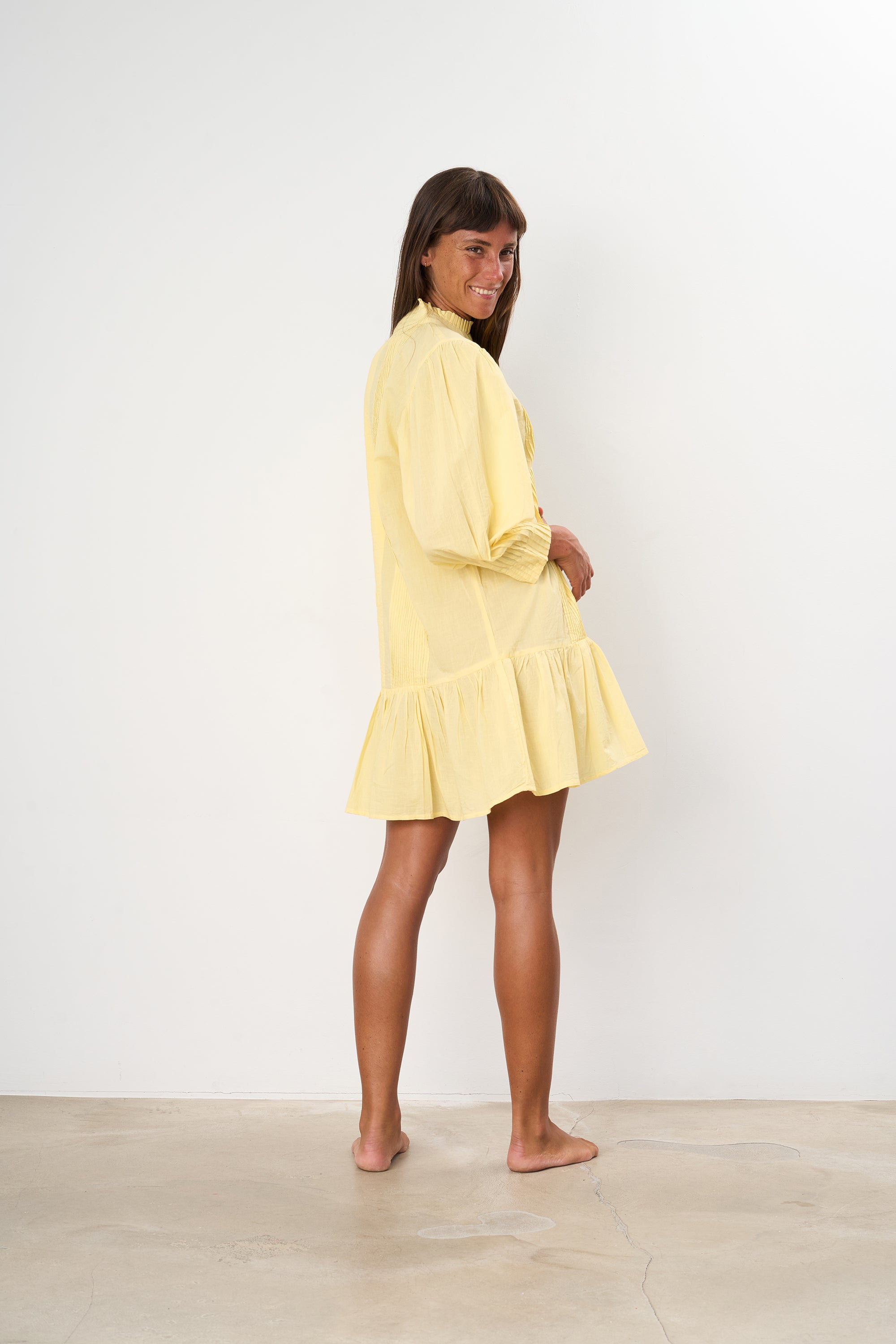 Par Mini Dress Yellow
