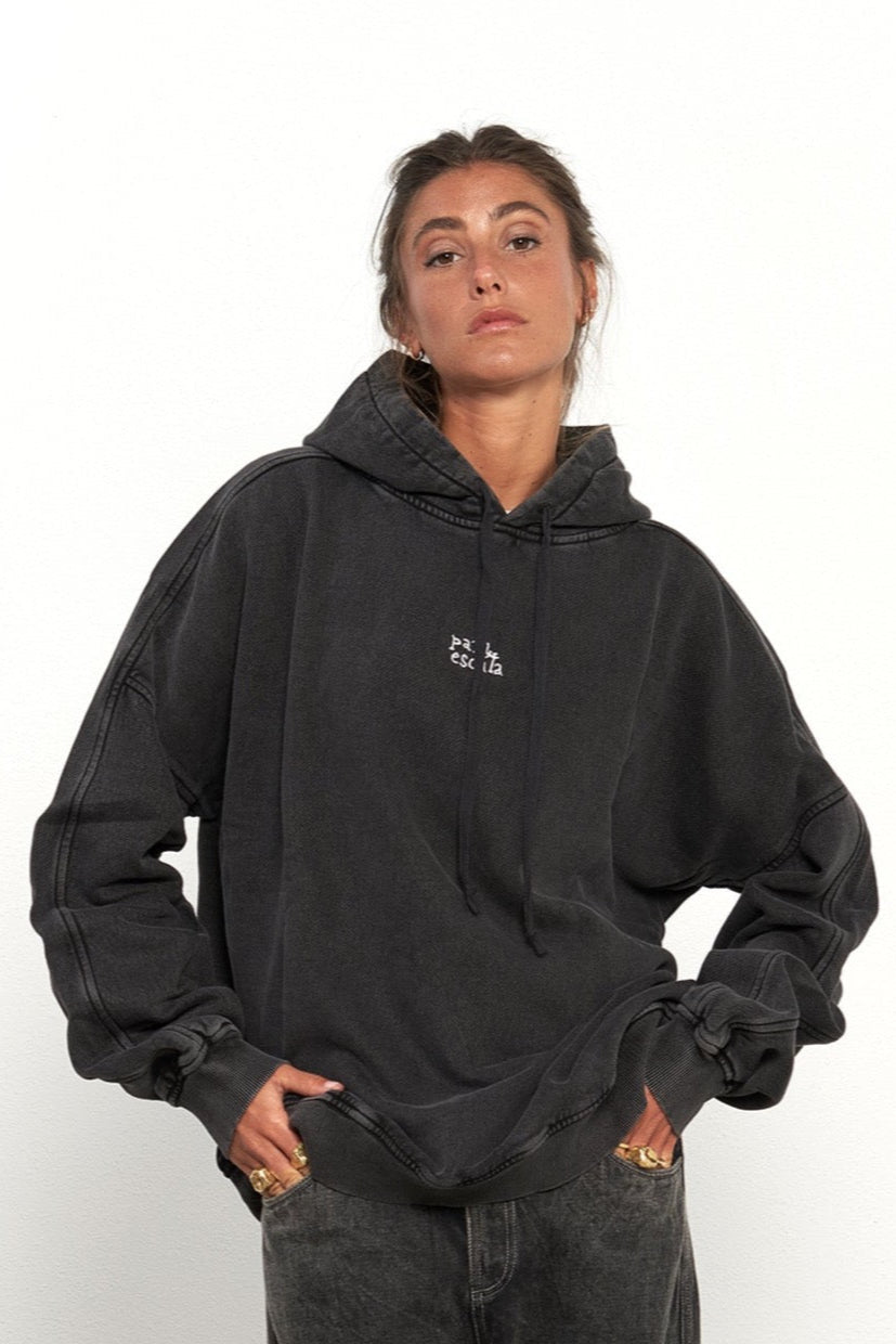 Par y escala Dark Grey Hoodie