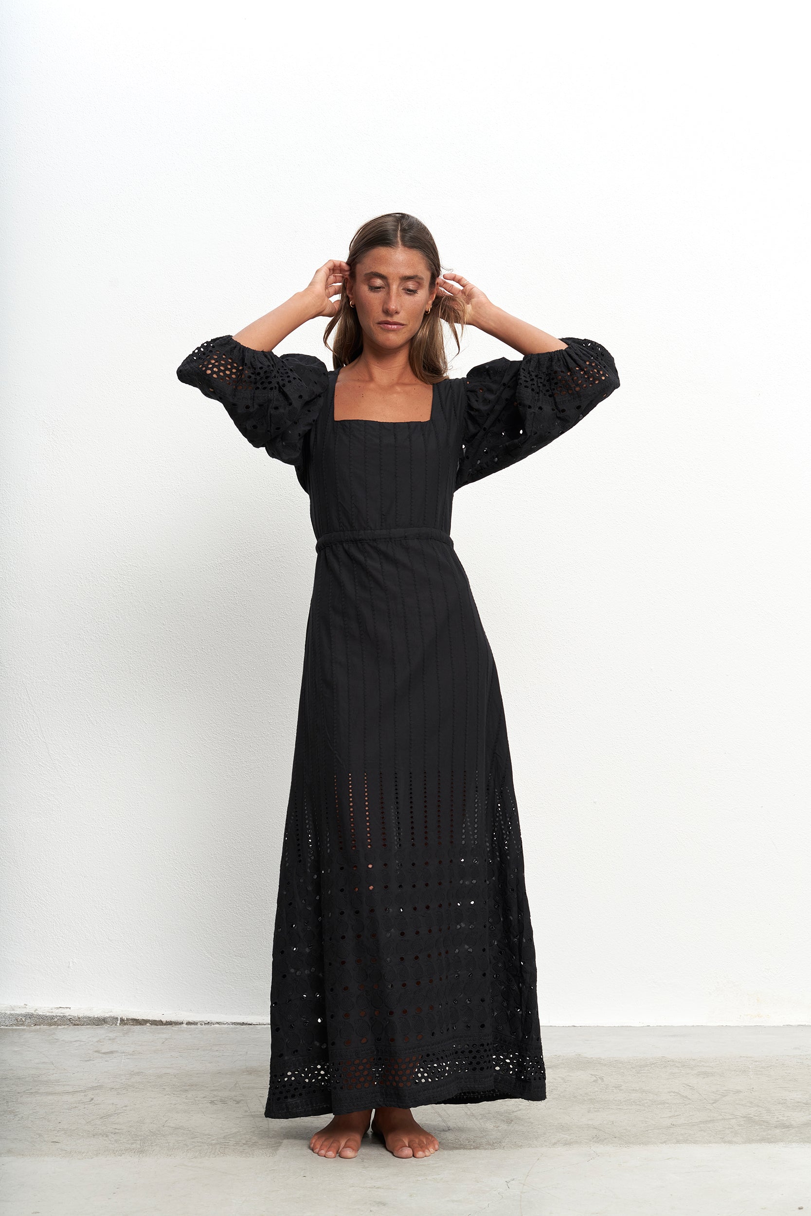 Bruna Black Dress