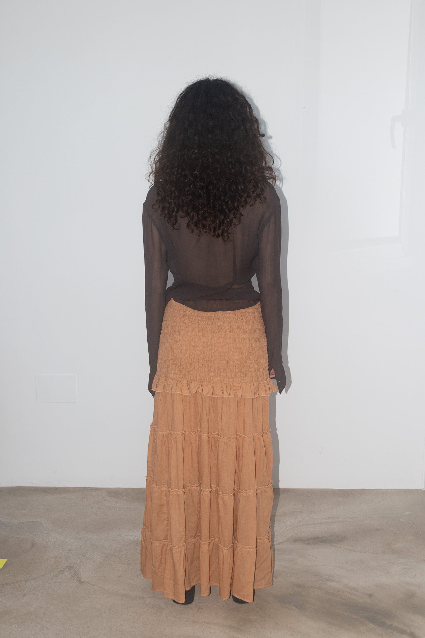 Roma Long Skirt Camel