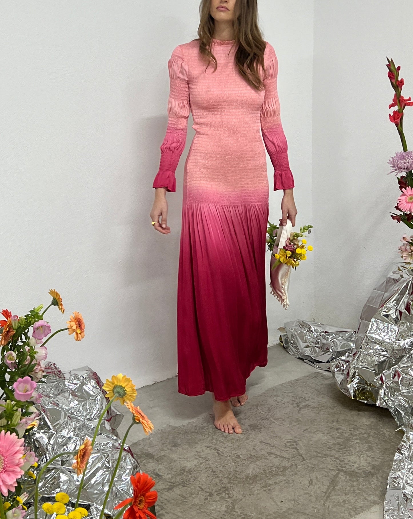 LEANDRA PINK DRESS