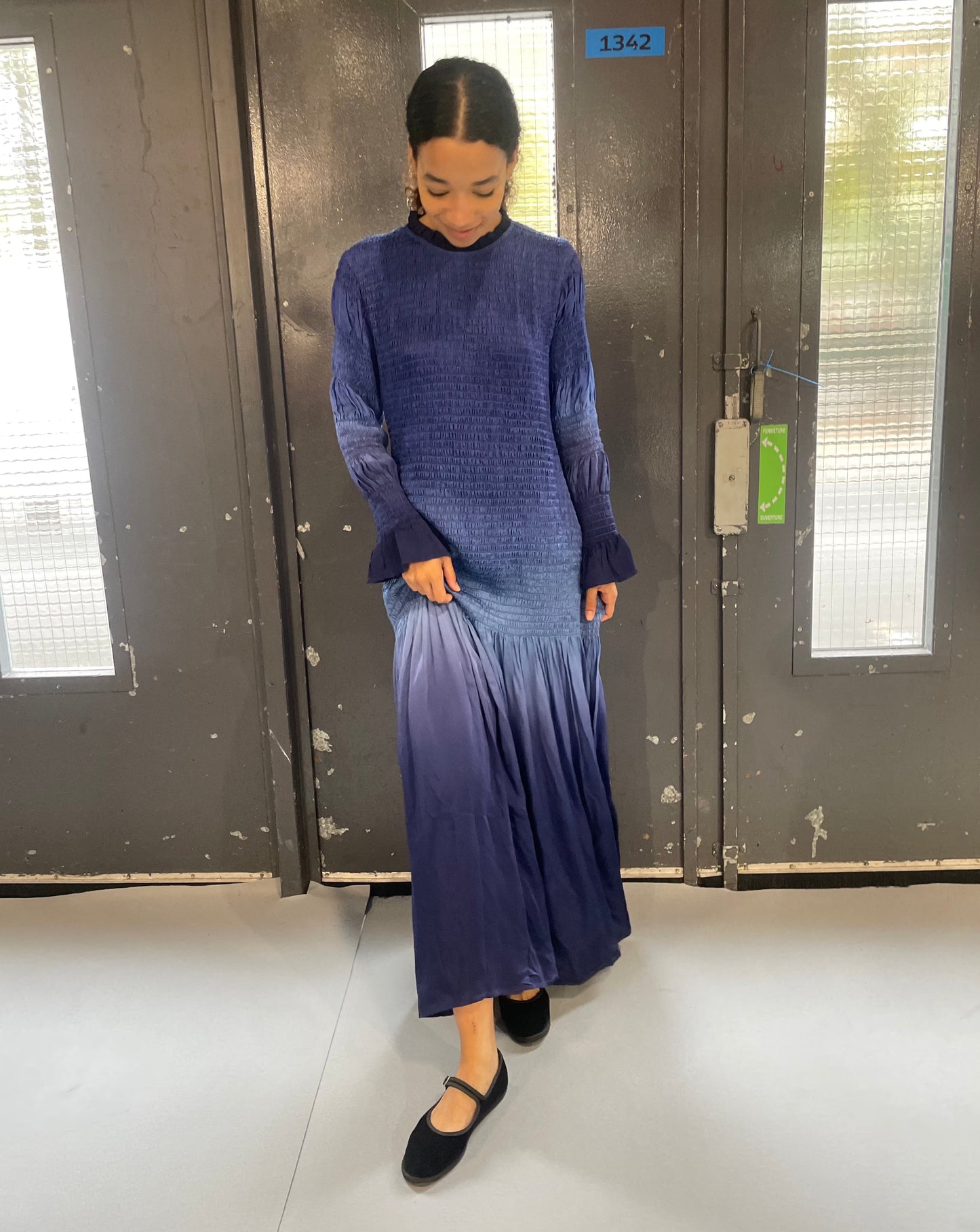 LEANDRA BLUE DRESS