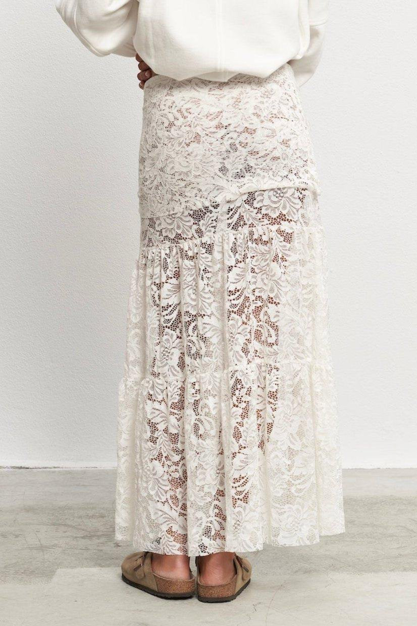 Nora White Skirt