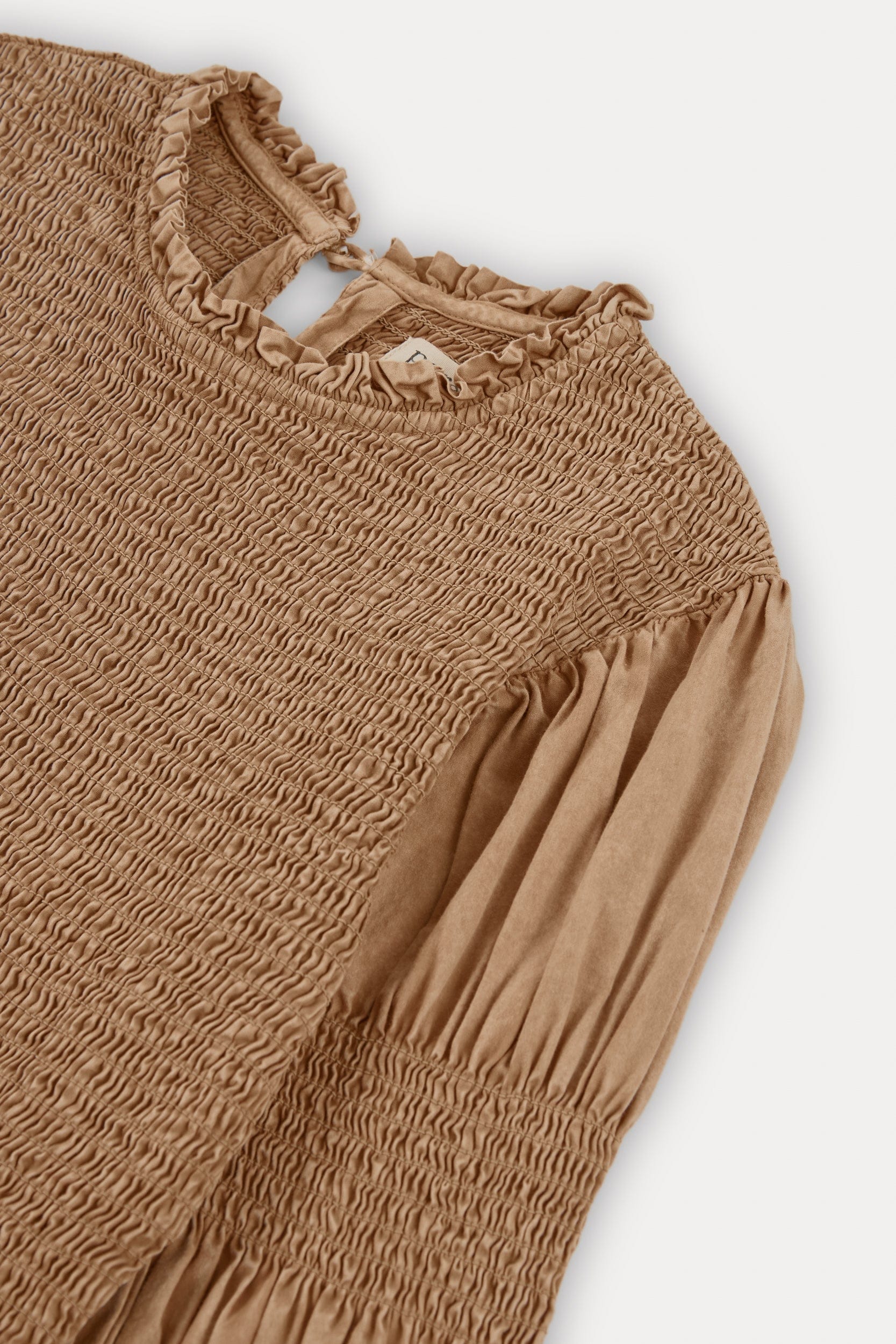 Leandra Short Camel Dress