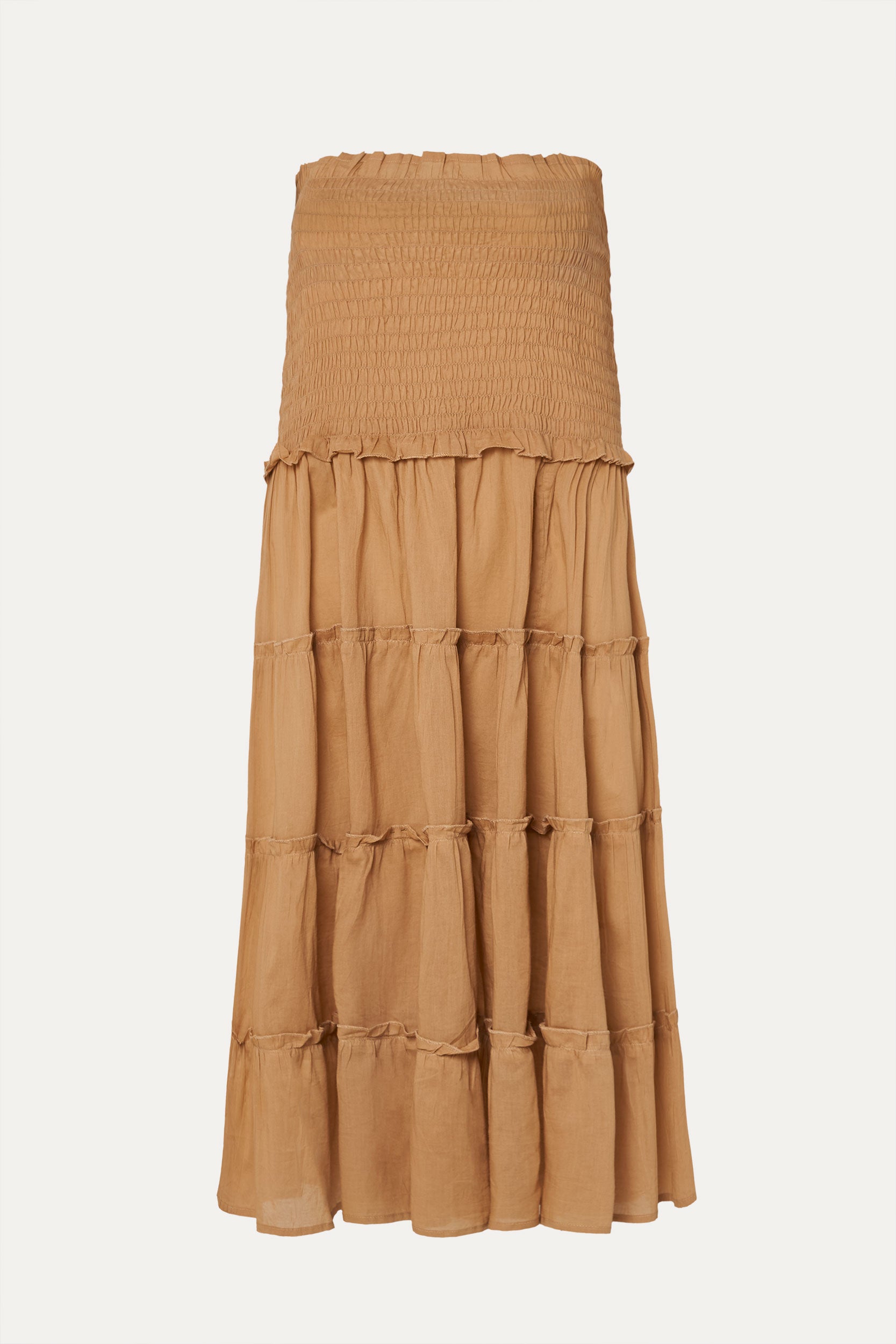 Roma Long Skirt Camel