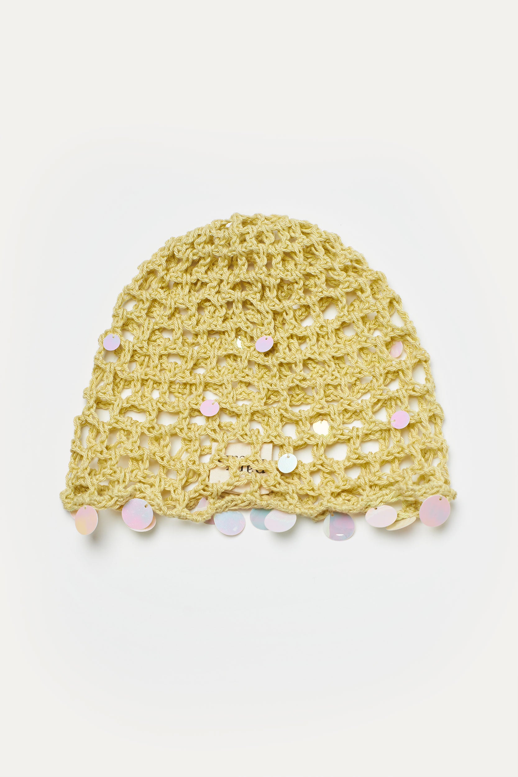 Yellow Sequins Hat