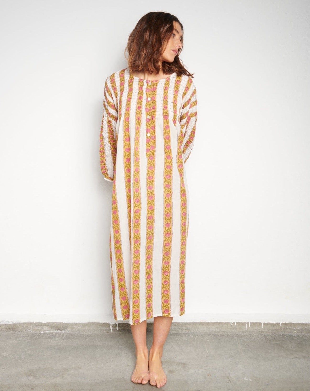 Elena stripe dress
