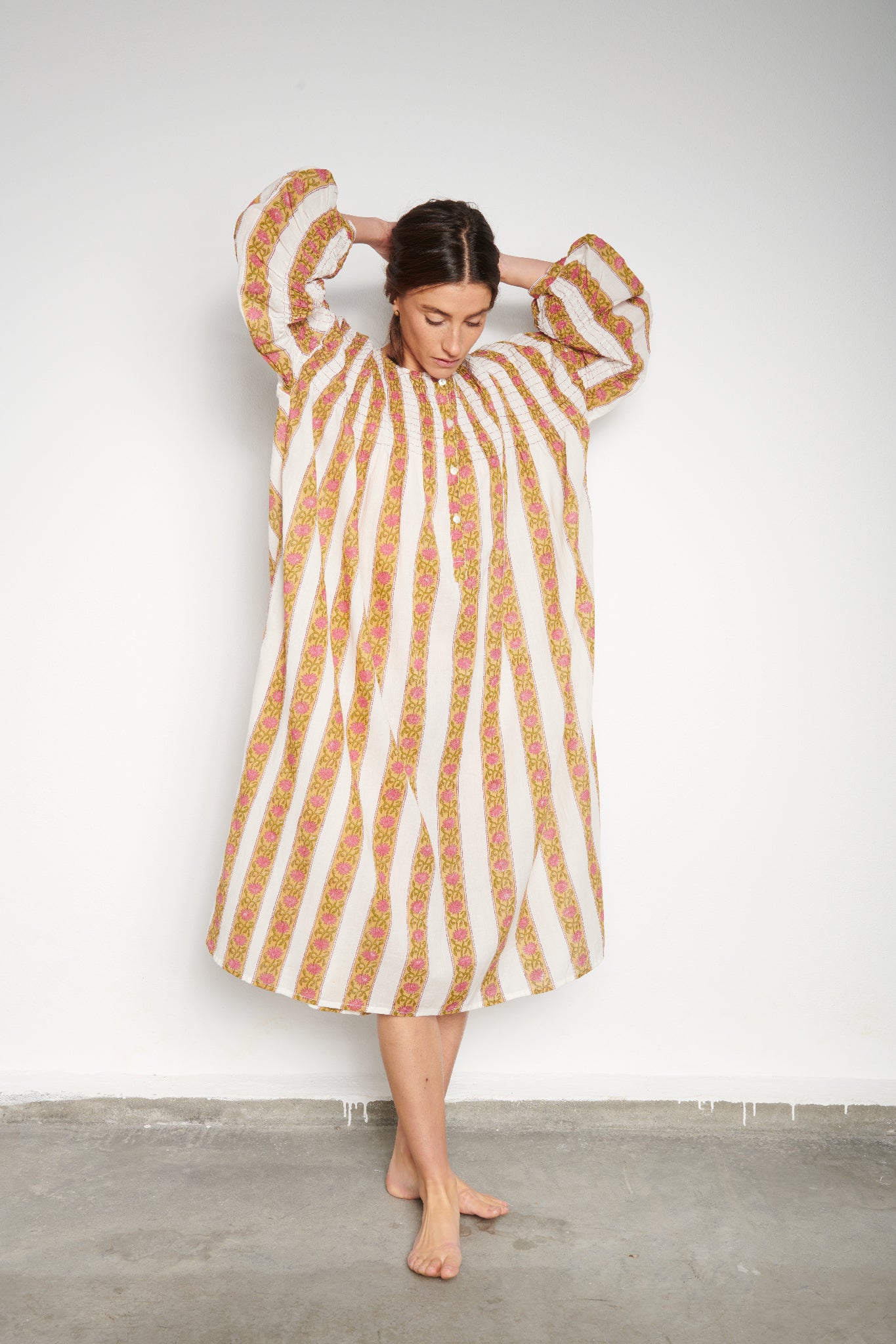 Elena stripe dress