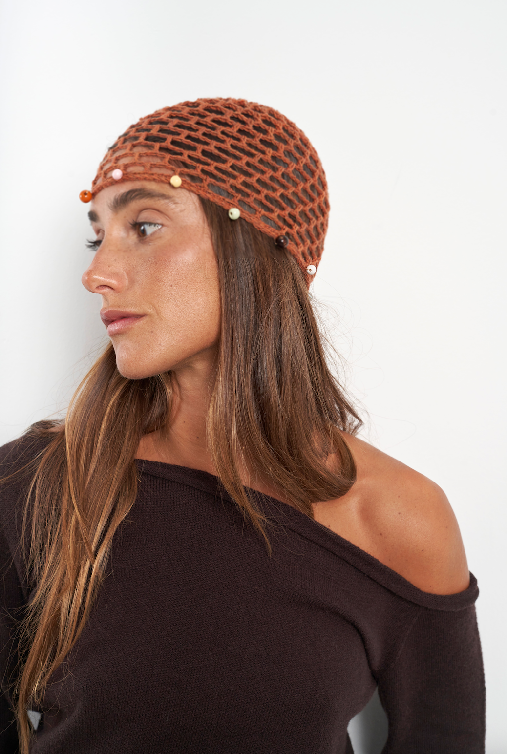 WOOL TERRACOTA HAT