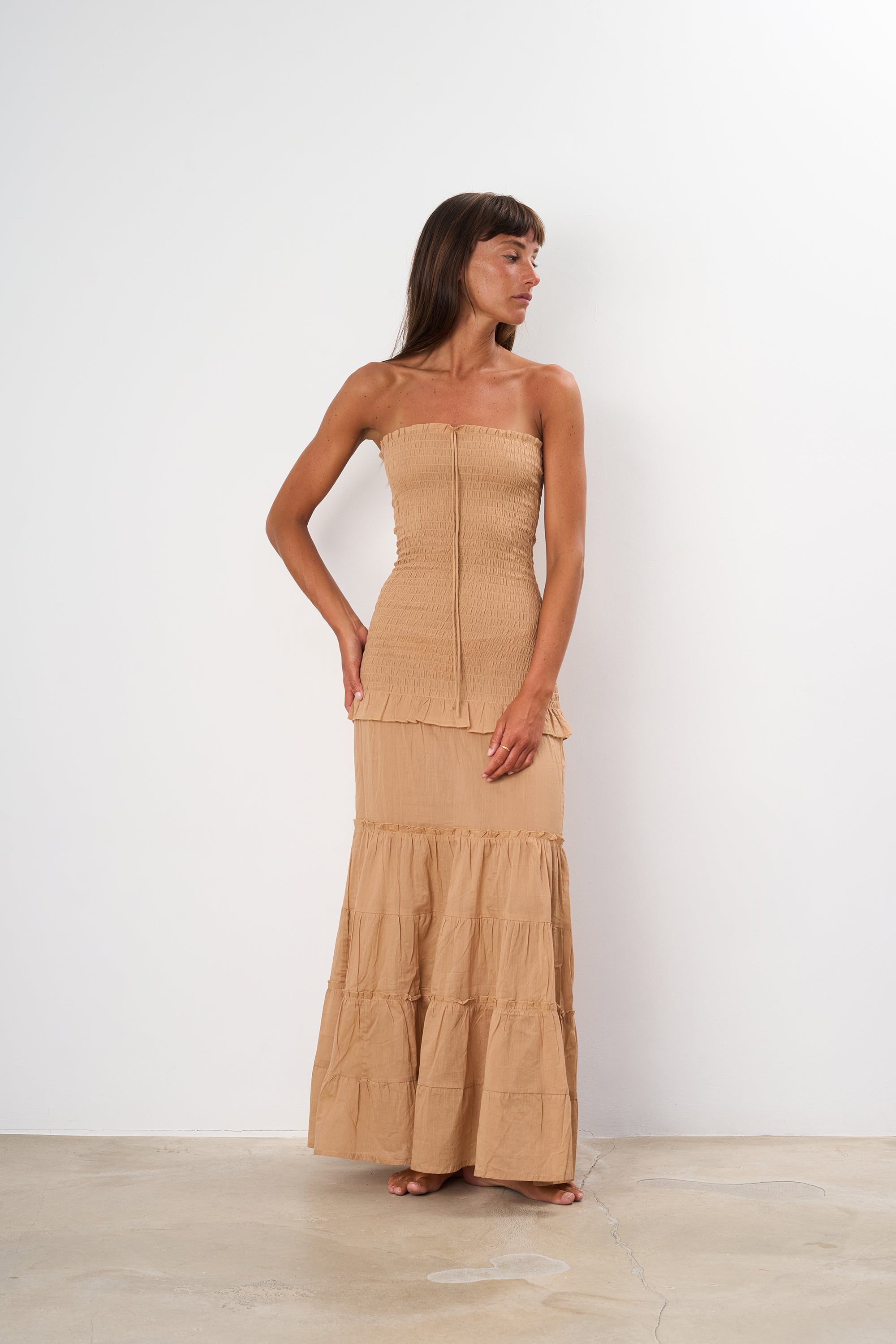 ROMA CAMEL DRESS 