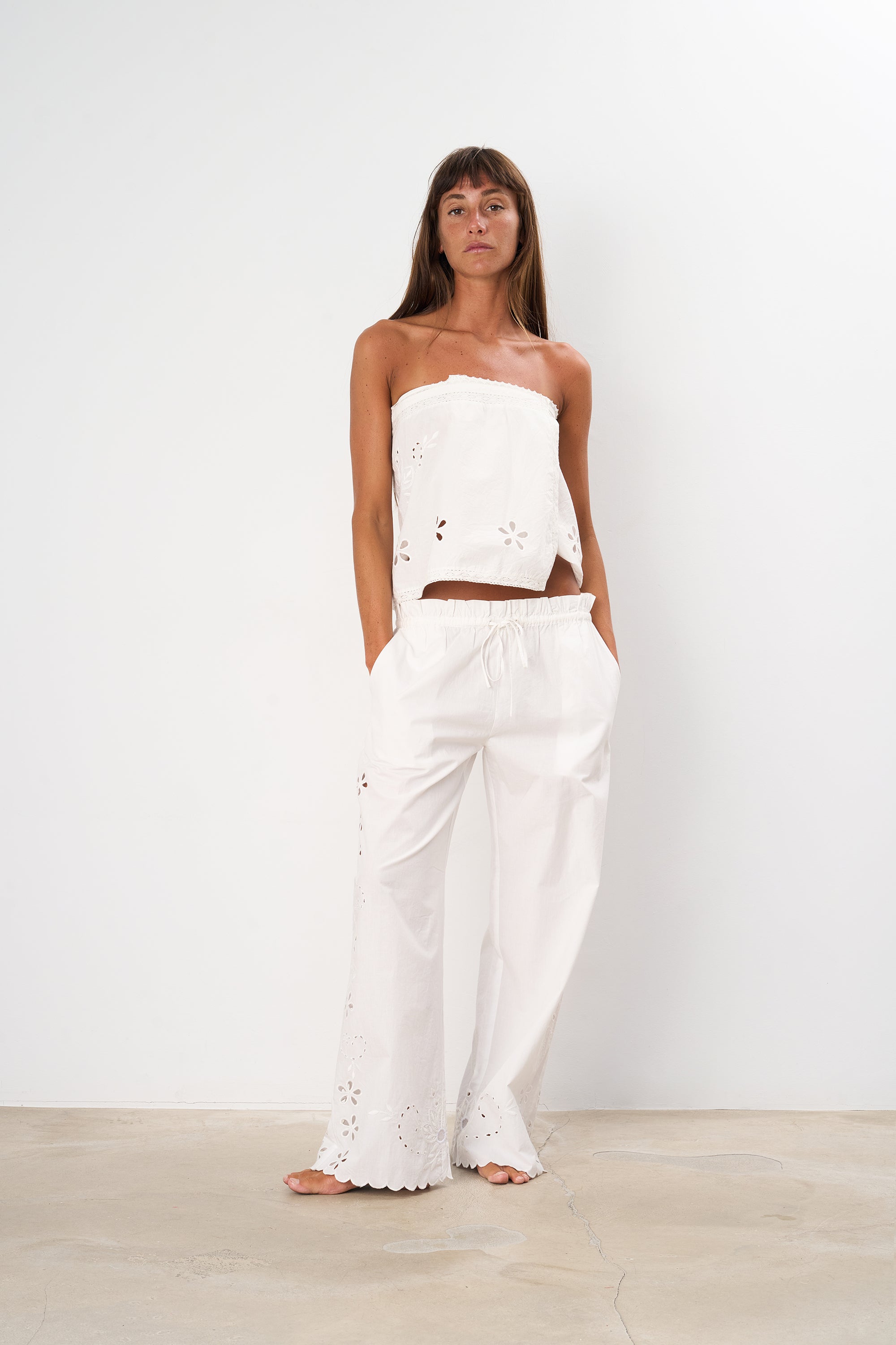Margarita Pants White
