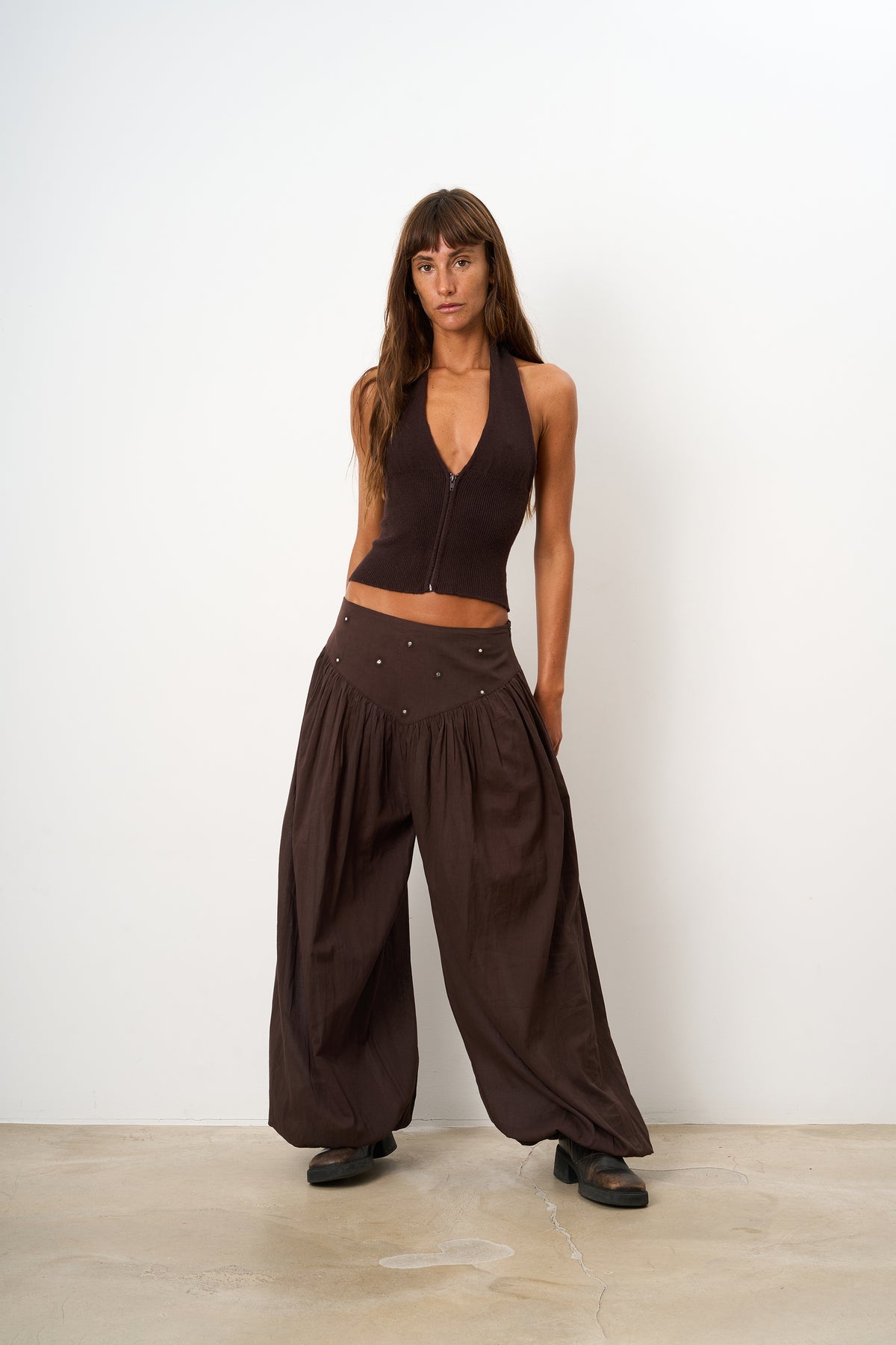 Flor Brown Top