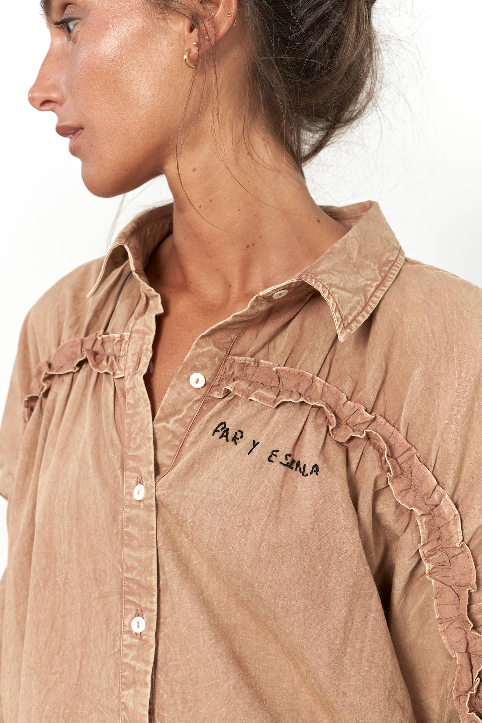 Carlota Camel Shirt