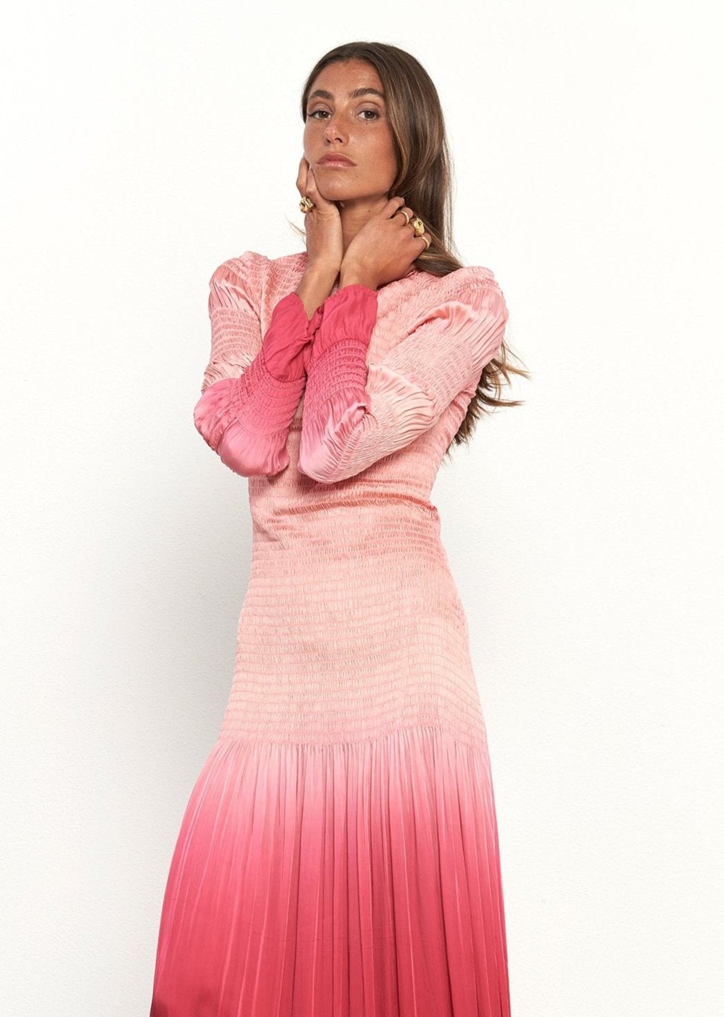 LEANDRA PINK DRESS