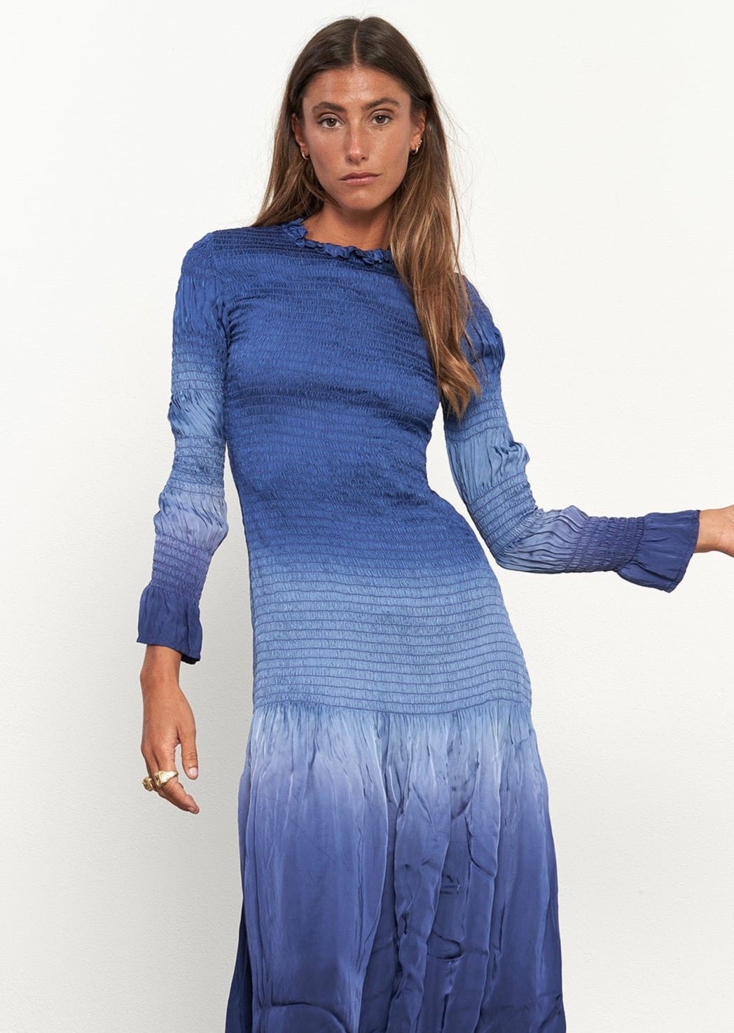 LEANDRA BLUE DRESS