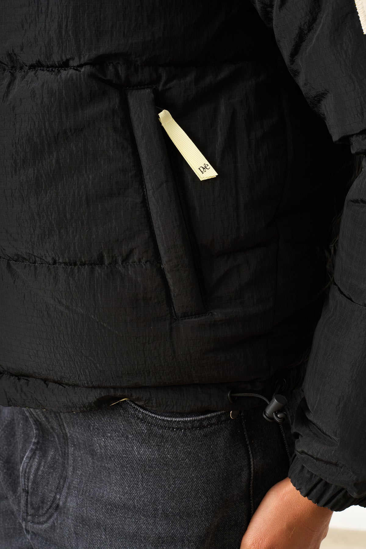 Palm Wende-Steppjacke Gelb/Schwarz