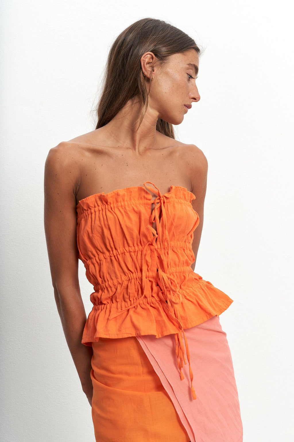 Suri Orange Top
