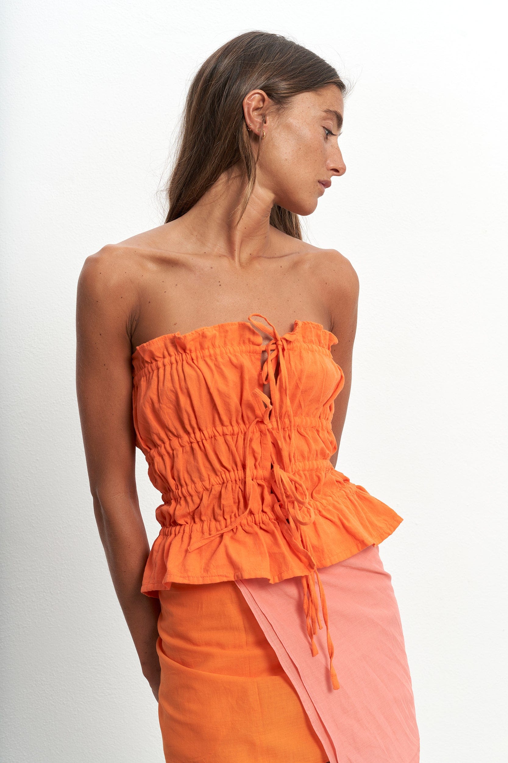 Suri Orange Top