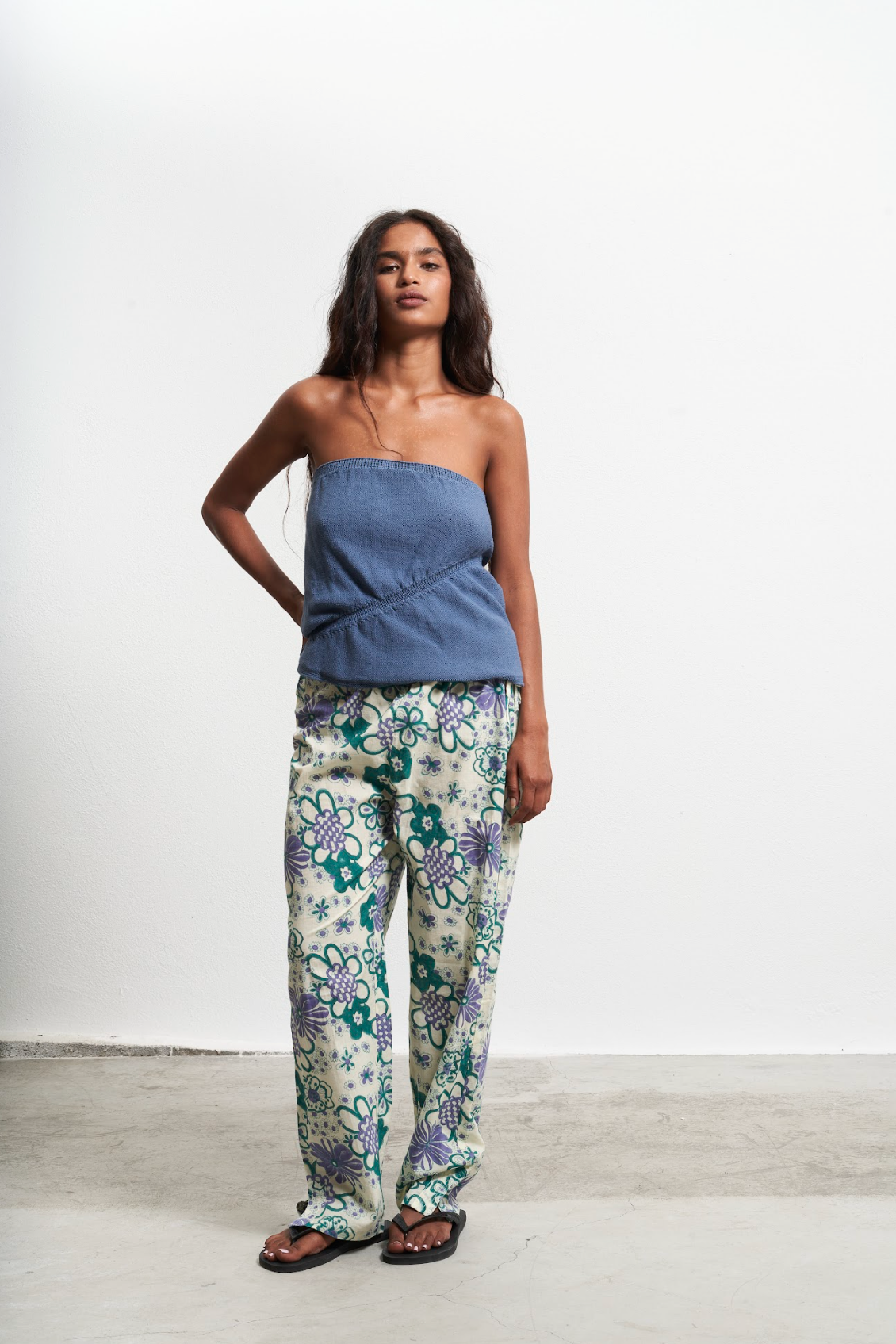 Federica Pants Flowers