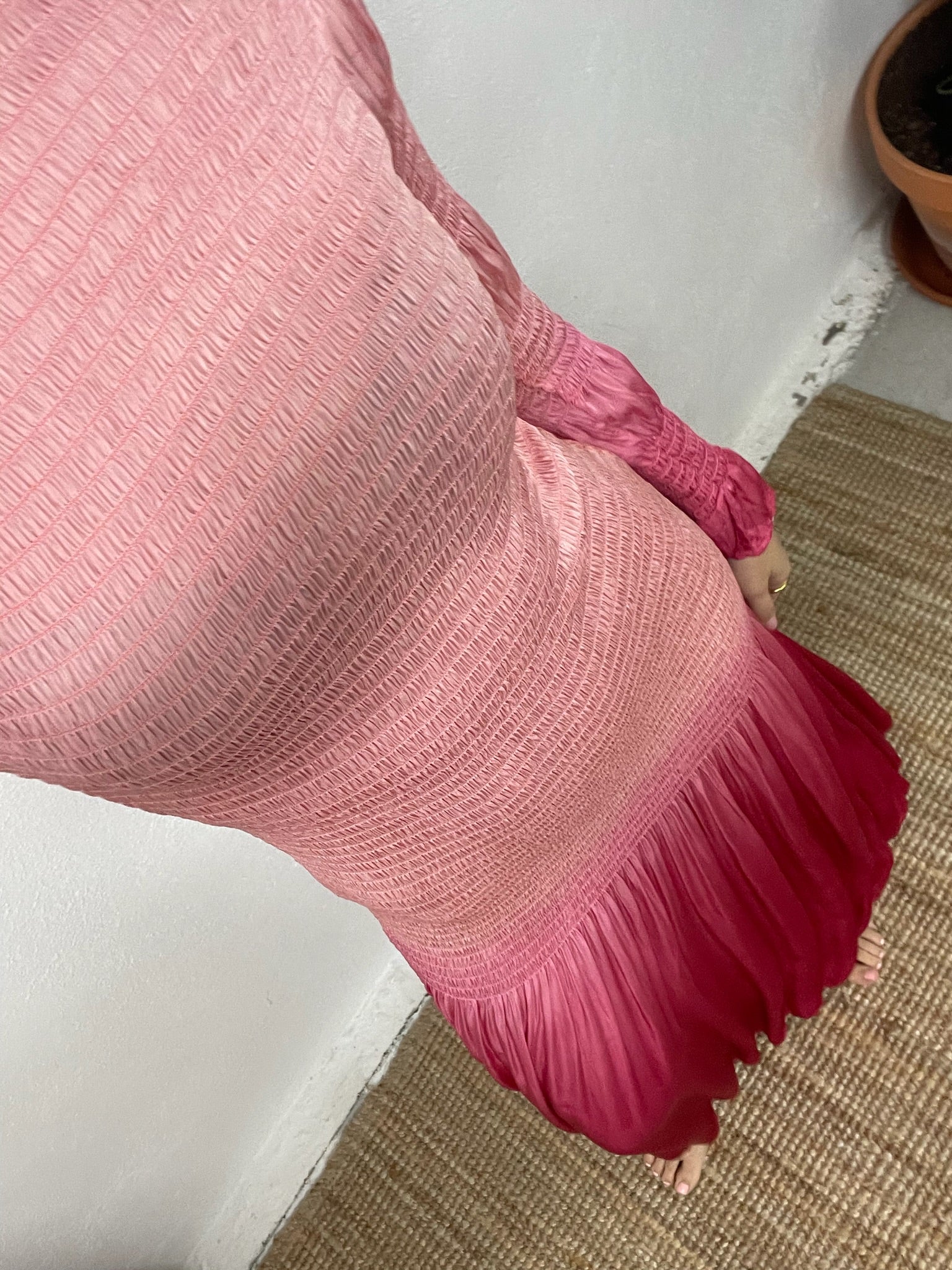 LEANDRA PINK DRESS