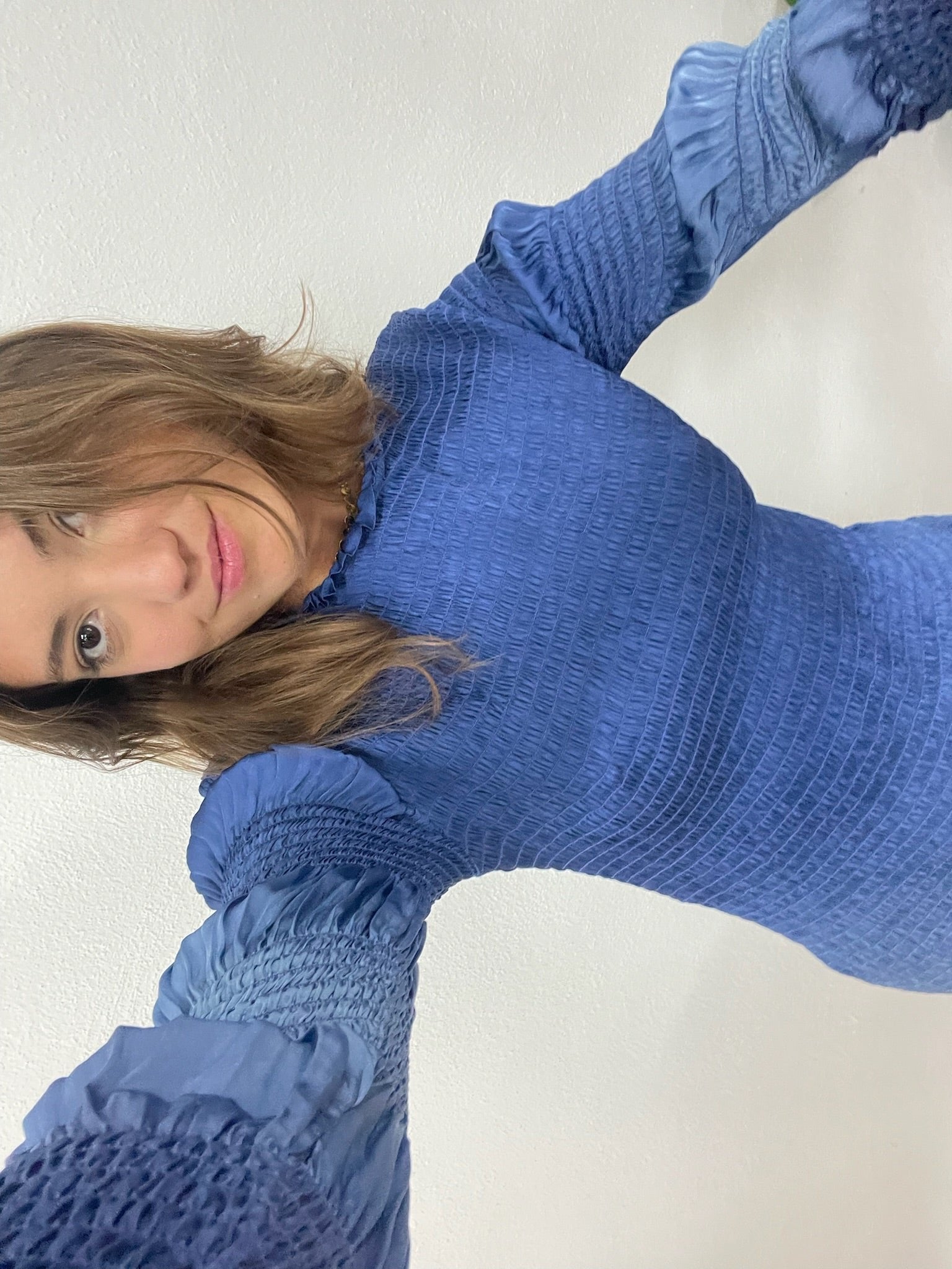 LEANDRA BLUE DRESS