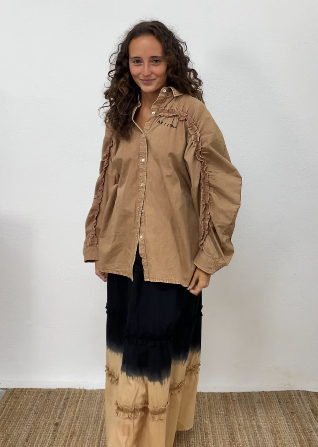 CARLOTA CAMEL SHIRT