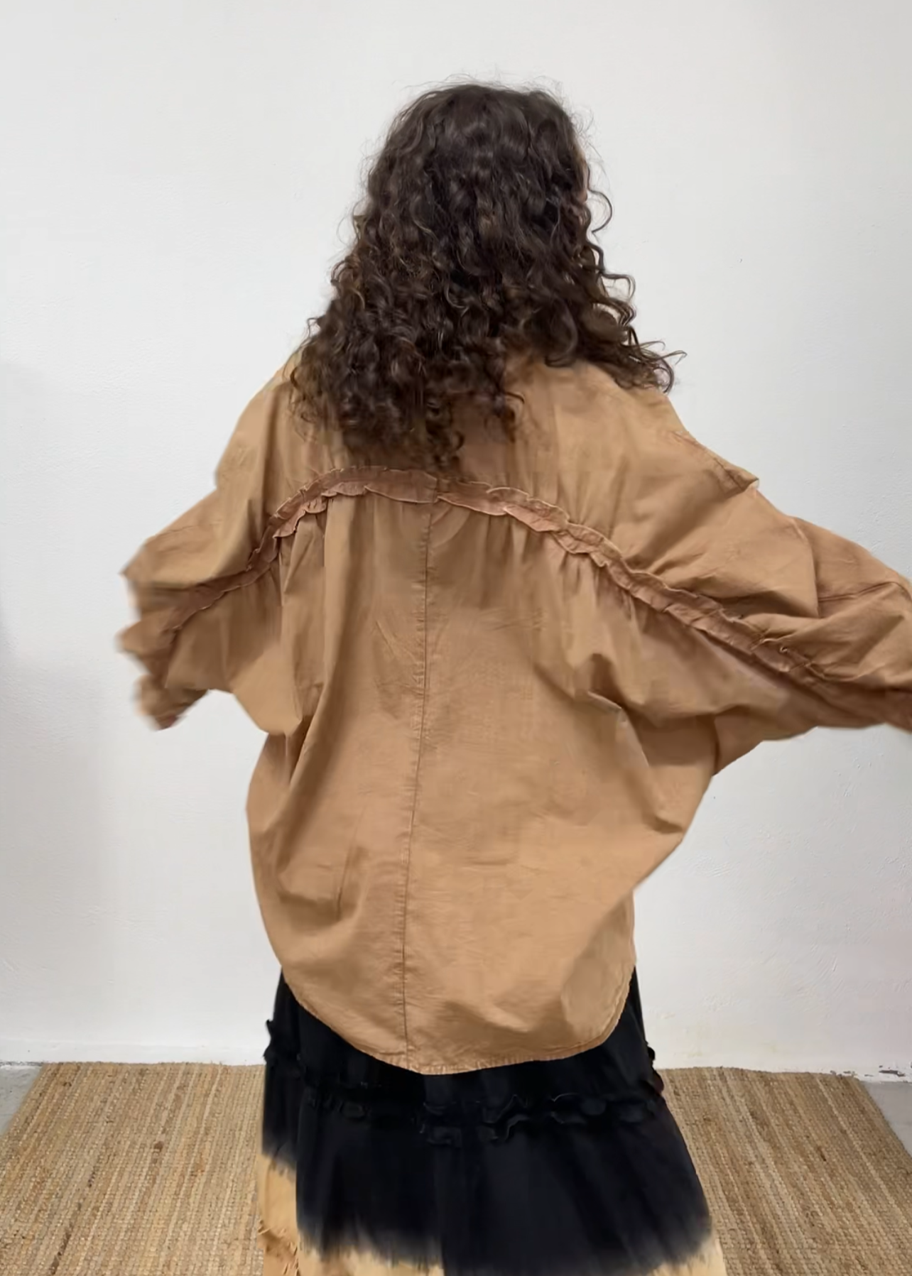 CARLOTA CAMEL SHIRT