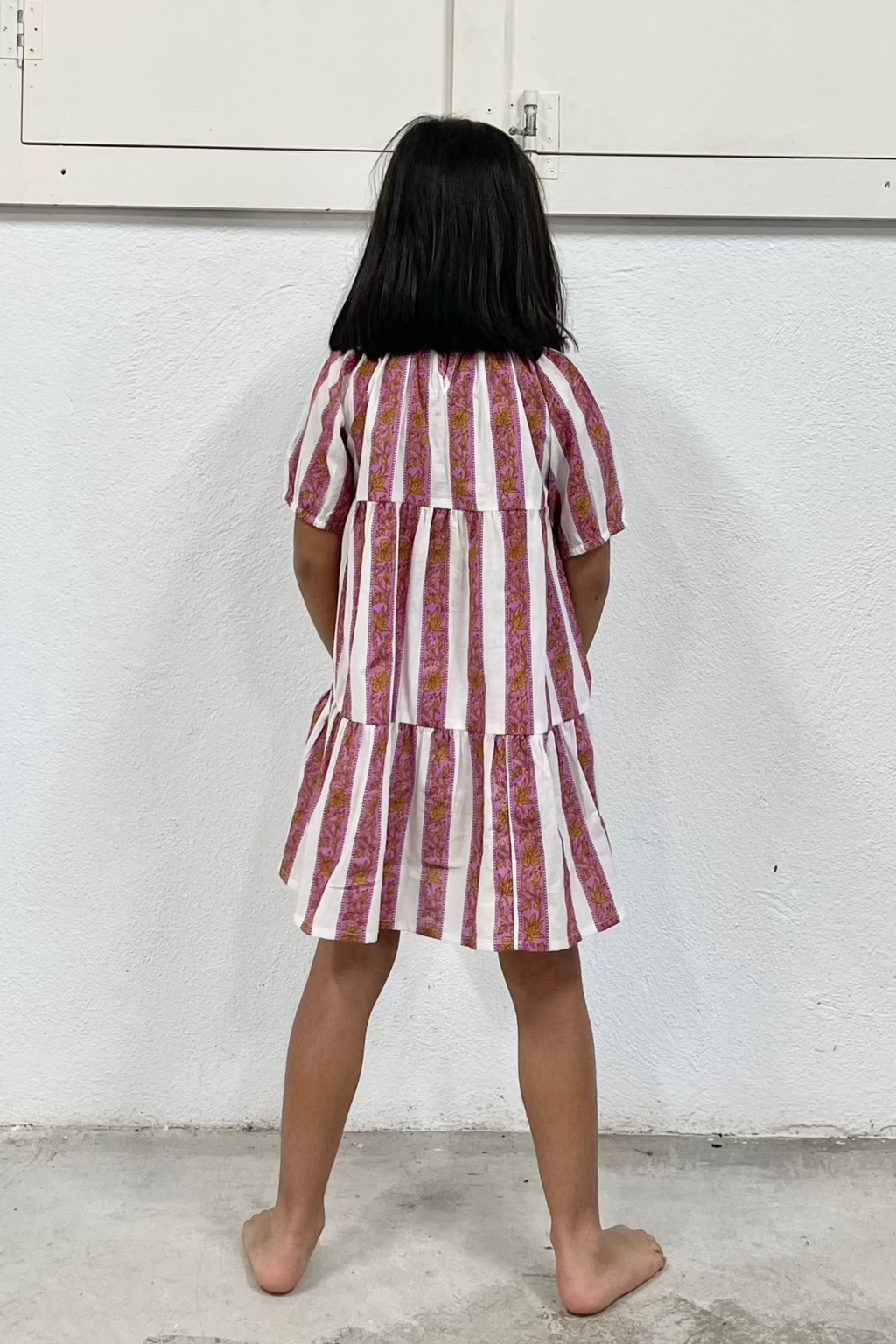 Elena Pink Kids Dress