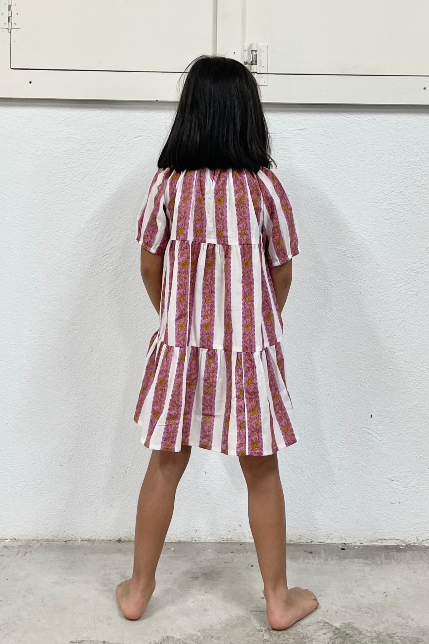 Elena Pink Kids Dress