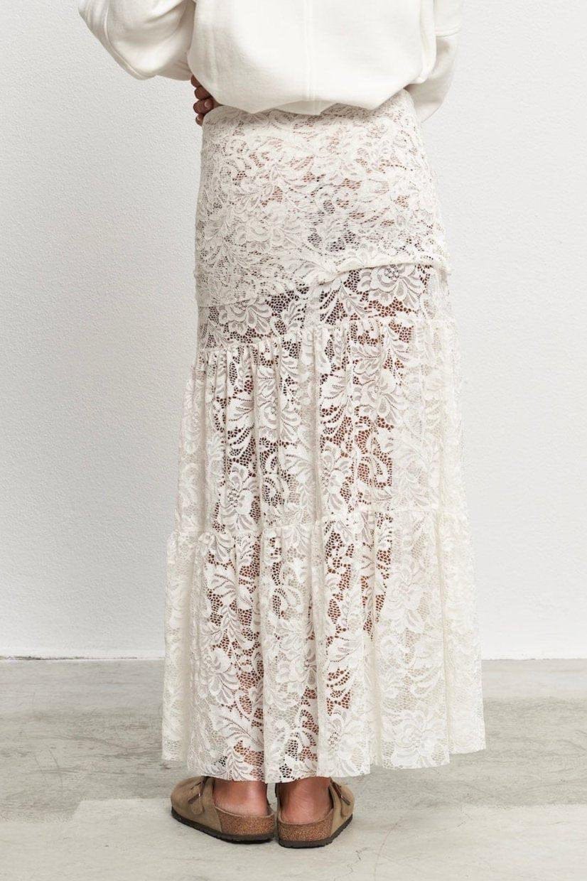 Nora White Skirt