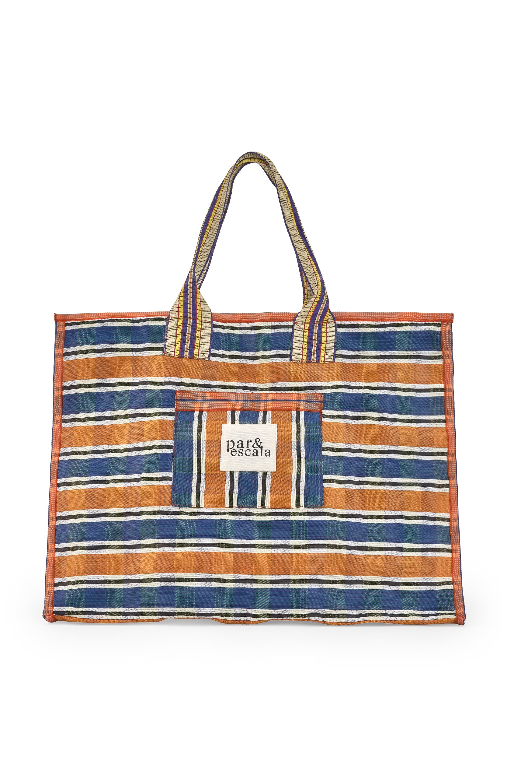 MARKET BAG ORANGE STRIPES