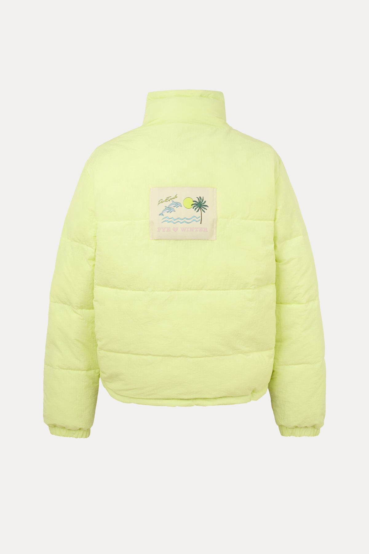 Palm Wende-Steppjacke Gelb/Schwarz