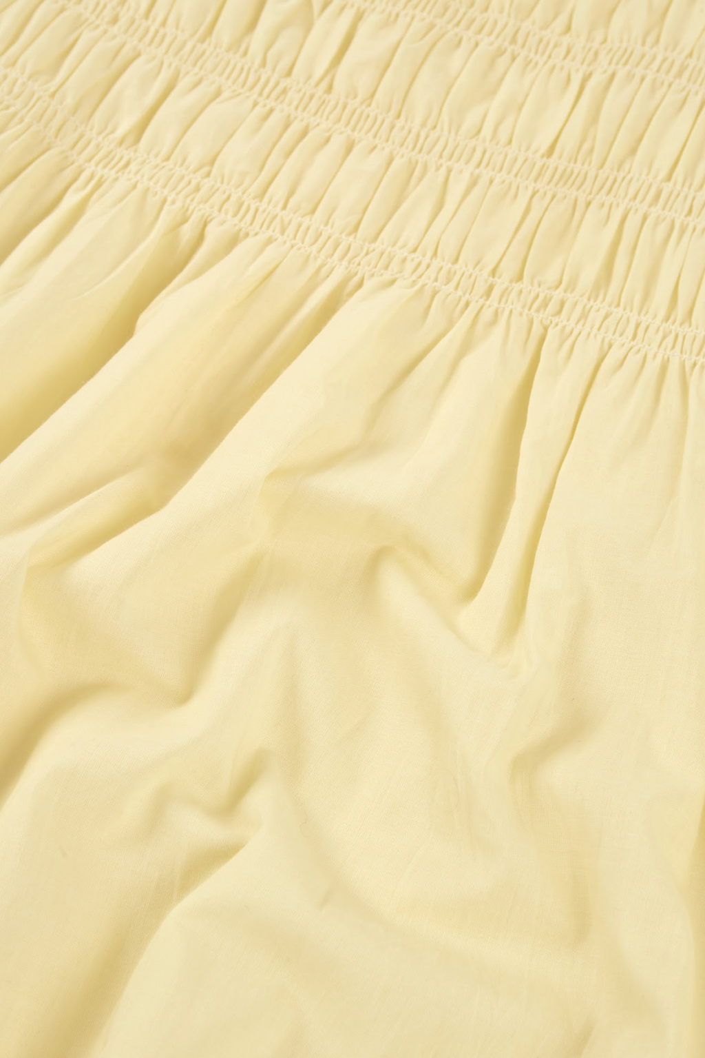 Strapless Yellow Dress