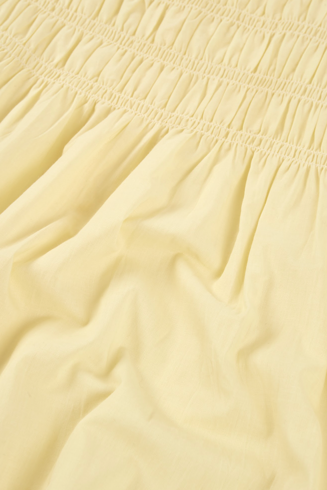 Strapless Yellow Dress