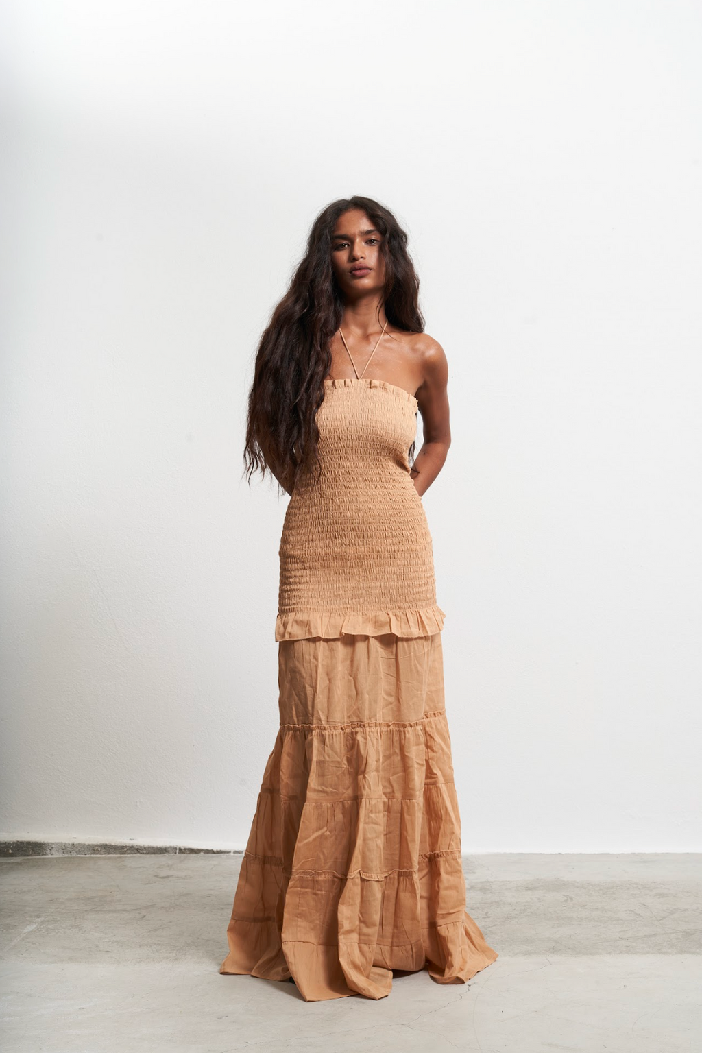 Roma Camel Dress