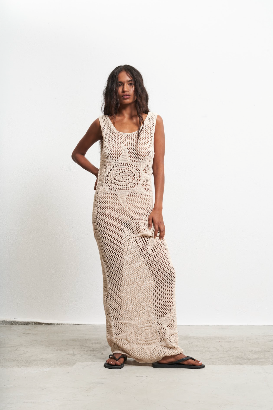 Solera Dress Off White