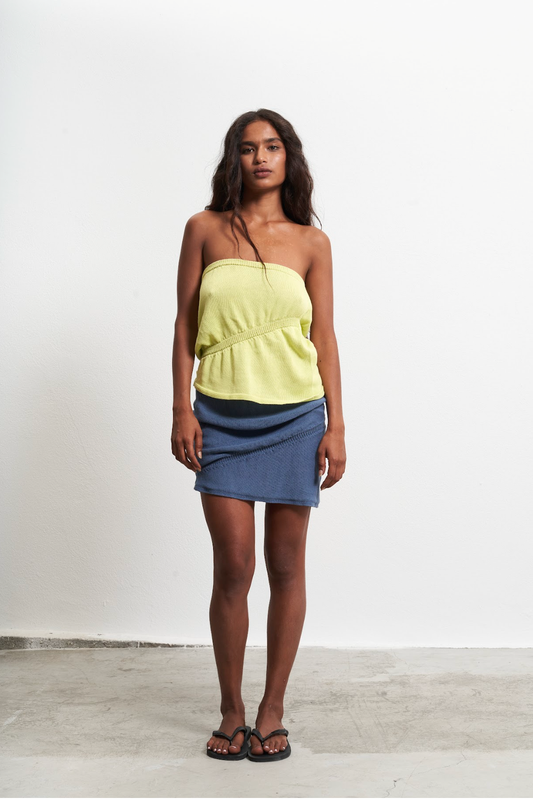 Tati Top/Skirt Lime
